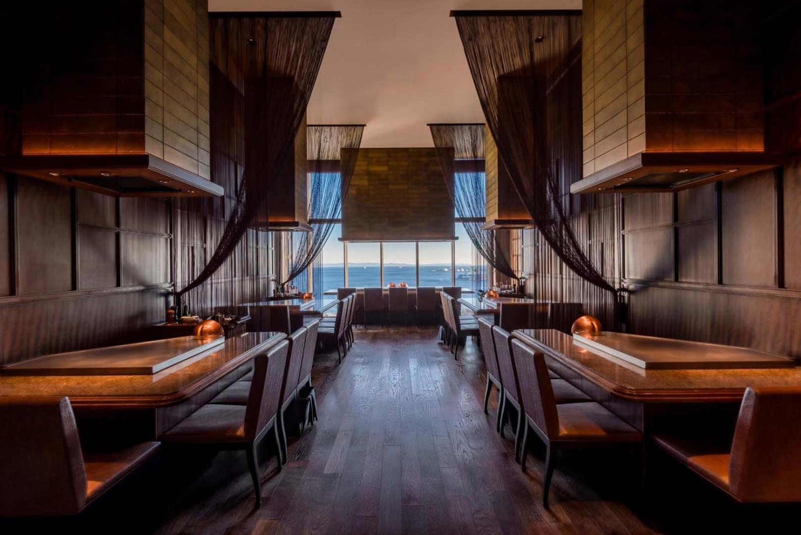 فندق أورينتال كوبه المظهر الخارجي الصورة Interior of the restaurant